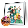 thumbnail image 3 of Great Medical Workers - Full Diamond Painting - 40x40cm, 3 of 3