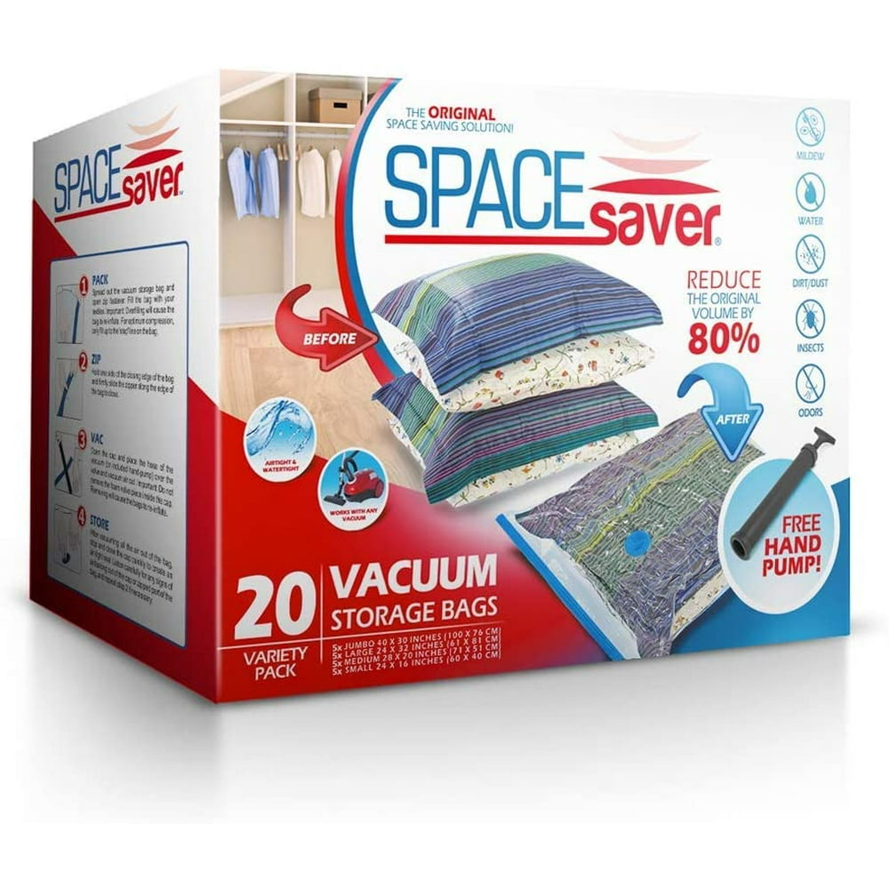 Spacesaver Premium *Variety* Vacuum Storage Bags (5 x Small, 5 x Medium