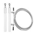 thumbnail image 3 of Aluminium Alloy Handle Speed Jump Skipping Rope Sports Training Equipment(Silver), 3 of 7