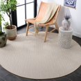 thumbnail image 3 of Safavieh Terrace Eadaoin Geometric Indoor/Outdoor Area Rug, Beige/Ivory, 6'7" x 6'7" Round, 3 of 15