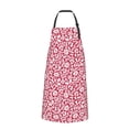 thumbnail image 2 of Lsque Red Flowers Waterproof Apron Chef Aprons for Men Heavy Duty Chemical Work Apron Extra Long Grilling Aprons with Adjustable Bib Apron, 2 of 9