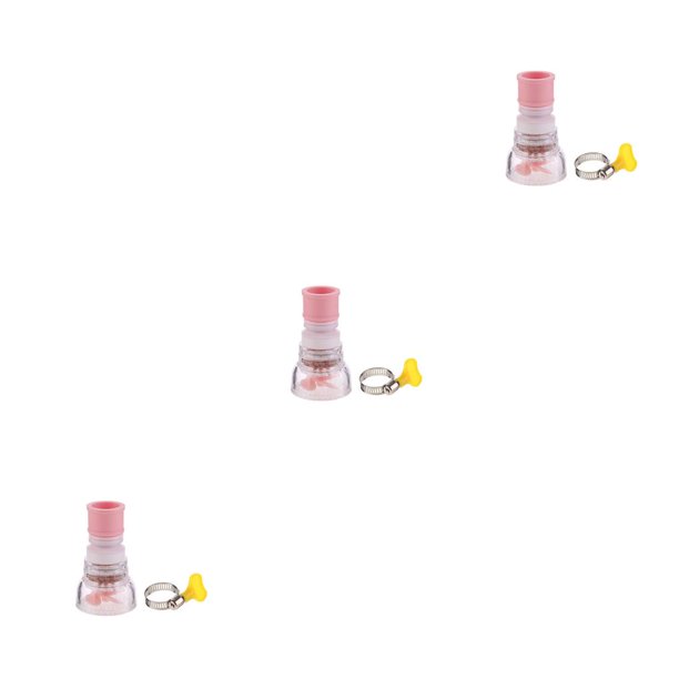 Matsuzay Fregadero Grifo ajustable Aireador 3 modos Flexible Giratorio de 360 grados Grifo de agua Boquilla difusora 1 capa Piedra rosa Type1 NO1 Matsuzay CBP361635