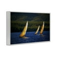 thumbnail image 4 of Stupell Industries Floating Sailboat Trio Transportation Photography White Framed Art Print Wall Art, 24 x 16, 4 of 10