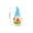 D, variant on Easter Gnome Miniature Figurine with Mushroom Cap, Resin Craft for Fairy Garden and Pot Decor, Whimsical Tabletop Ornament for DIY Landscape Home Easter Holiday Decoration, 0.7*1.1in, A