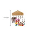 thumbnail image 2 of Pendientes coloridos Minnieouse de 6 uds alambre de oreja gancho de borla para fiestas, 2 of 6