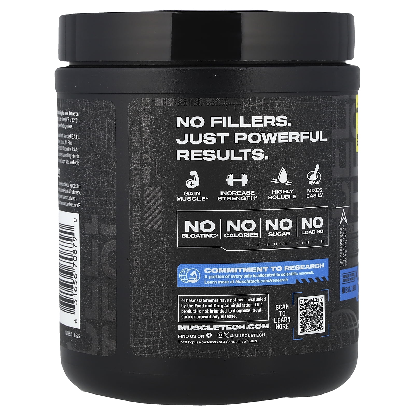Creactor Micronized Creatine and Creatine HCl Powder, Muscle Builder & Recovery, Fruit Punch Extreme, 120 Servings (269g)