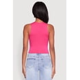 thumbnail image 5 of Womens Crew Neck Cropped Tank Top, 5 of 5