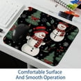 thumbnail image 6 of Snowman Square Desk Pad Mouse Pad, 8.3x9.8 Inch Non-Slip Rubber Bottom Printed Mousepad for Office and Gaming, 6 of 6