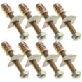 thumbnail image 4 of Pungan bed frame nuts 8 Sets Furniture Threaded Bolt Set Universal Headboard Parts for Beds Cribs,2.68"X1.02"X0.55", 4 of 10
