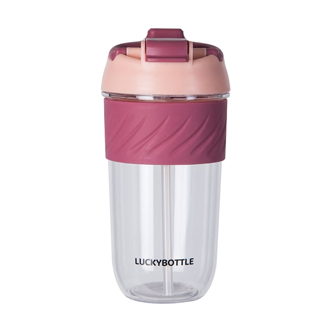 Taza para beber, taza de paja de gran capacidad, taza práctica portátil para estudiantes, taza de plástico Wmkox8yii jkg6002