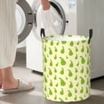 thumbnail image 5 of Lsque Green Pears1 Pattern Laundry Hamper Basket, Tall Woven Rope Hamper Basket for Clothes, Lightweight Storage Basket, Collapsible Waterproof-Small, 5 of 6