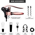 thumbnail image 2 of Premium Wine Opener Set by OPUX | Wine Tool Set with Rabbit Corkscrew, Aerator, Stopper, Foil Cutter | Wine Bottle Opening Kit, Gift for Housewarming, Wedding, Anniversary, 2 of 7