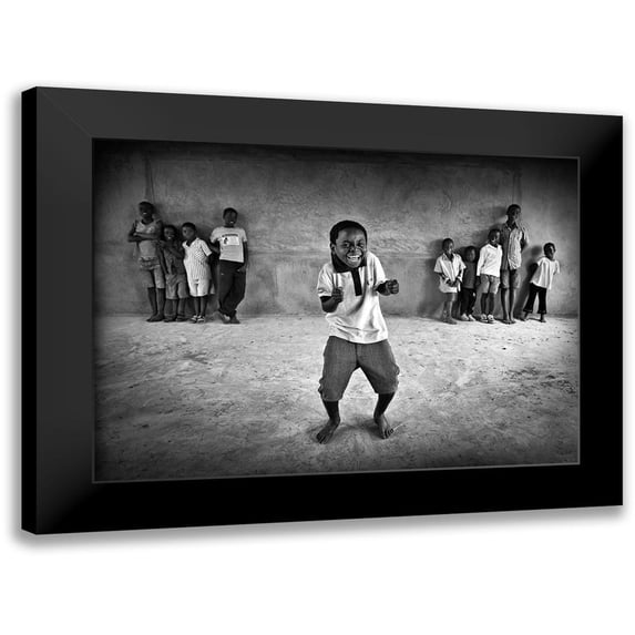 Apers, Marc 18x14 Black Modern Framed Museum Art Print Titled - The performer