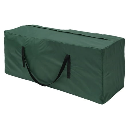 

Garden Furniture Cushion Storage Bag Sun Protection Tear-Resistant Heavy Duty 210D Oxford Cloth Furniture Bag 46 x 18 x 20inch Christmas Tree Storage Bag for Outdoor Patio