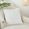 thumbnail image 3 of Saro Lifestyle Soft and Stylish Sheep Fur Poly Filled Pillow, 3 of 5