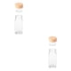 thumbnail image 4 of Bearachild Glass Spice Jar Empty Square Seasoning Condiment Household Tool Restaurant Bottle Picnic Cooking Pepper Barbecue Storage 120ml 2piezas, 4 of 6
