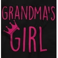 thumbnail image 2 of Grandmas Girl Princess Granddaughter Bodysuit Jumper Girls Infant Baby Brisco Brands 6M, 2 of 6
