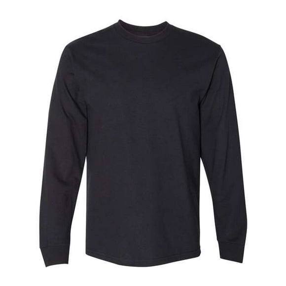 Martillo Gildan? ¿Adulto? 6 onzas. Camiseta de manga larga M Negra Gildan H400