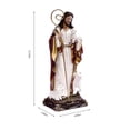 thumbnail image 2 of Hi-Line Gift Ltd. 12in Good Shepherd Figure Statue Religious Decor, 2 of 7