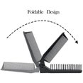 thumbnail image 3 of Cepillo de pelo portátil plegable de viaje compacto Peine antiestático de doble cabeza JAMW Sencillez, 3 of 5