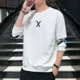 thumbnail image 3 of Sudaderas superiores Camiseta casual para hombre Cuello redondo Ropa para hombre Holgada Normal Estampada Ajuste regular Algodón Una alta calidad A granel Nuevo, 3 of 5