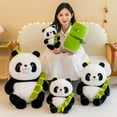 thumbnail image 6 of Bamboo Tube Panda Set Plush Toy Cute Plushies Stuffed Animal Bear Doll Children's Gift, 6 of 15
