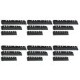 thumbnail image 1 of unbranded 18Ud Marcadores De Página Portátiles Plástica Para Planificador Accesorio En Negro, 1 of 7