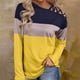 thumbnail image 2 of Blusa de manga larga con hombros descubiertos y hombros descubiertos para mujer Pompotops  FGAJ12775, 2 of 5