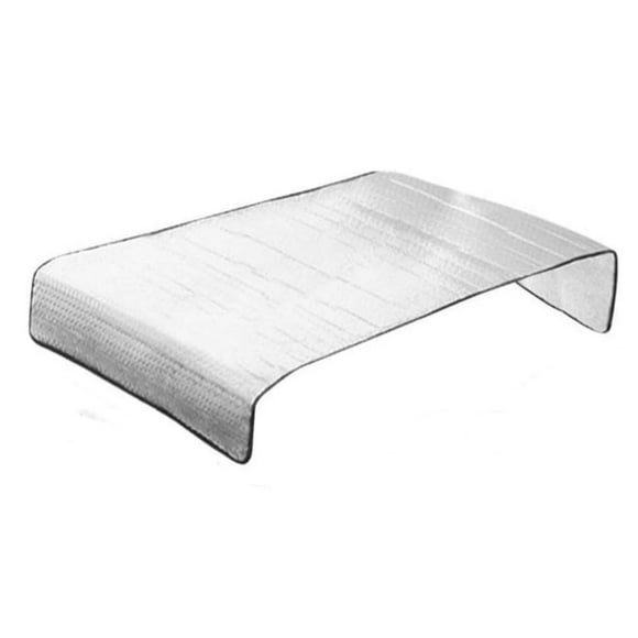 Air Conditioner Cover Mini Split Air Conditioner Outdoor Aluminum Foil Cover Outdoor Air Conditioner Protective Cover Air Conditioner Unit Cover(White)