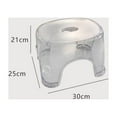 thumbnail image 3 of Acrylic Bathroom Stool Shoe Changing Stool Stool Bench Transparent Non Slip Household for Apartment Bedroom, 3 of 8