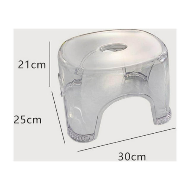 Acrylic Bathroom Stool Shoe Changing Rest Non Stool Household for Apartment Bedroom