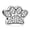 Footprints 2, variant on ROSIANNA 925 Sterling Silver Charm for Bracelets Women Silver Paw Print On My Heart Dangle Charm Necklace Pendant Girl Gifts
