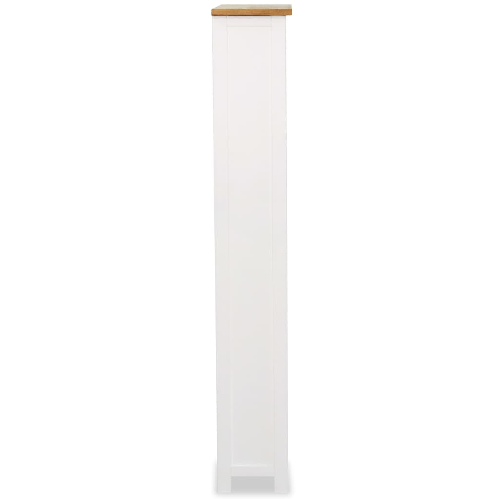 Kepooman 5-tier Modern Display Unit for Bedroom Living Room, White Kepooman 5-tier Modern Display Unit for Bedroom Living Room, White