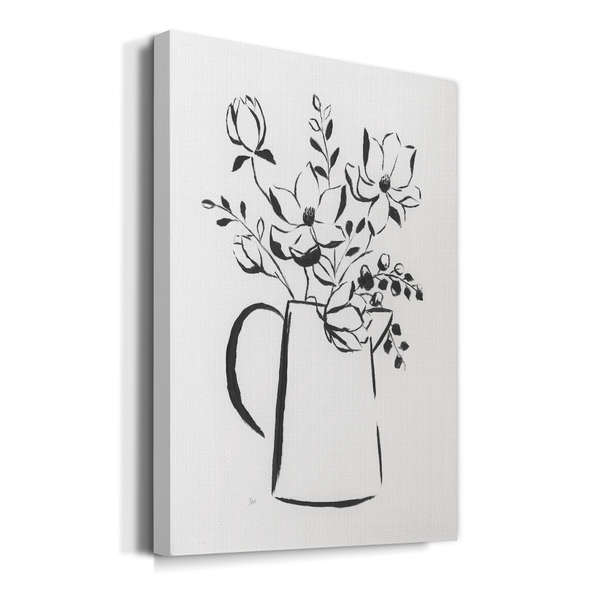 Sketchy Bouquet I Premium Gallery Wrapped Canvas - Ready to Hang