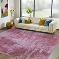 thumbnail image 3 of Lochas Fluffy Area Rug Modern Abstract Rugs Soft Carpet for Living Room Bedroom Home Decor,6'x9',Pink, 3 of 7