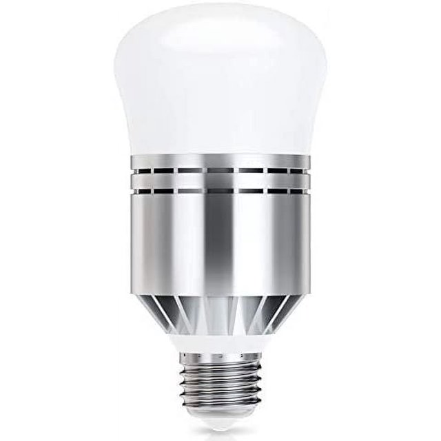 shiyou-Dusk to Dawn Light Bulb, 12W Smart Sensor LED Light Bulb, E26/E27 Automatic On/Off Sensor Porch Light Bulb Security Light Outdoor/Indoor Light Bulb for Porch Garage Garden Patio (1 Pack)
