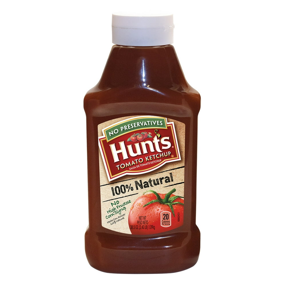 Hunt's 100 Natural Tomato Ketchup, 38.5 oz