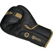 RDX Boxing Gloves for Men & Women | Pro Training Sparring Gloves, Maya Hide Leather Muay Thai | MMA Kickboxing, Unisex Punching Gloves with Thick Padding for Boxing 8 10 12 14 16 18 Oz