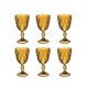 thumbnail image 1 of Juego Xtellar 6 Copas De Color Vino Cristal Vidrio Labrado 245 Ml Color Ambar, 1 of 4