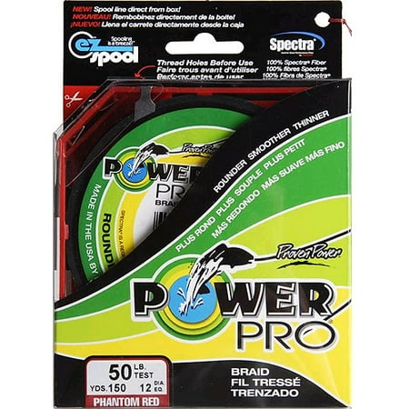 Power Pro Fishing Line - Red, 150 yards, 50 lbs