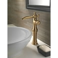 thumbnail image 2 of Delta Cassidy Single Handle Channel Vessel Bathroom Faucet, Chrome, 2 of 2