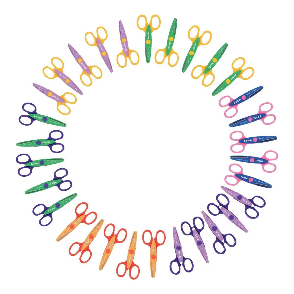 Beleduc Classroom Zig Zag Scissors - 30 Scissors