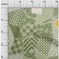 thumbnail image 2 of oneOone Cotton Cambric Light Green Fabric Block Craft Projects Decor Fabric Printed By The Yard 56 Inch Wide, 2 of 5