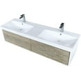 thumbnail image 6 of Lexora Home Scopi 60" Double Acrylic Top Bathroom Vanity with Chrome Faucet, 6 of 10