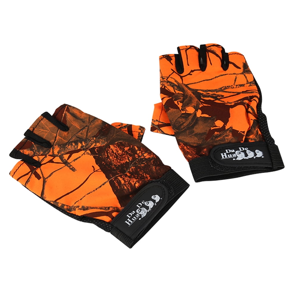 Fingerless Gloves Breathable Antiskid Fishing Gloves Outdoor Waterproof