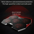 thumbnail image 5 of Coolcold Laptop Cooler Stand Holder Heat Dissipation Bracket LED Light Riser, 5 of 10