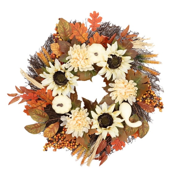 Inteprter de calabaza de otoño colgante para puerta principal de Acción de Gracias multifuncional de plástico para fiestas y eventos Decoración del hogar