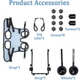 thumbnail image 6 of XIRQI Dog Wheelchair for Back Legs-Adjustable Small Dog Wheelchair with 1.5Mm Thickened Frame,Mobility Aid Support Cart for Disabled Hind Legs Rehab,Walking Wheels for Small Dogs, 6 of 8