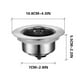 thumbnail image 2 of Cesta coladora para fregadero de cocina con filtro que bloquea olores, Colector de desagüe de acero inoxidable para lavar verduras, Pantalla de lavabo para lavar platos antiobstrucción, ajuste, 2 of 7