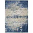 thumbnail image 2 of HR-Abstract Rugs/Luxury Livingroom/Fashion Home Modern Area Rugs-Stone Washed|Distress Blue|Multi (5' x 7'), 2 of 7